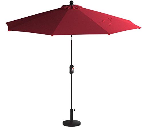 EliteShade crank and tilt mechanism showing easy-open convenience and adjustment