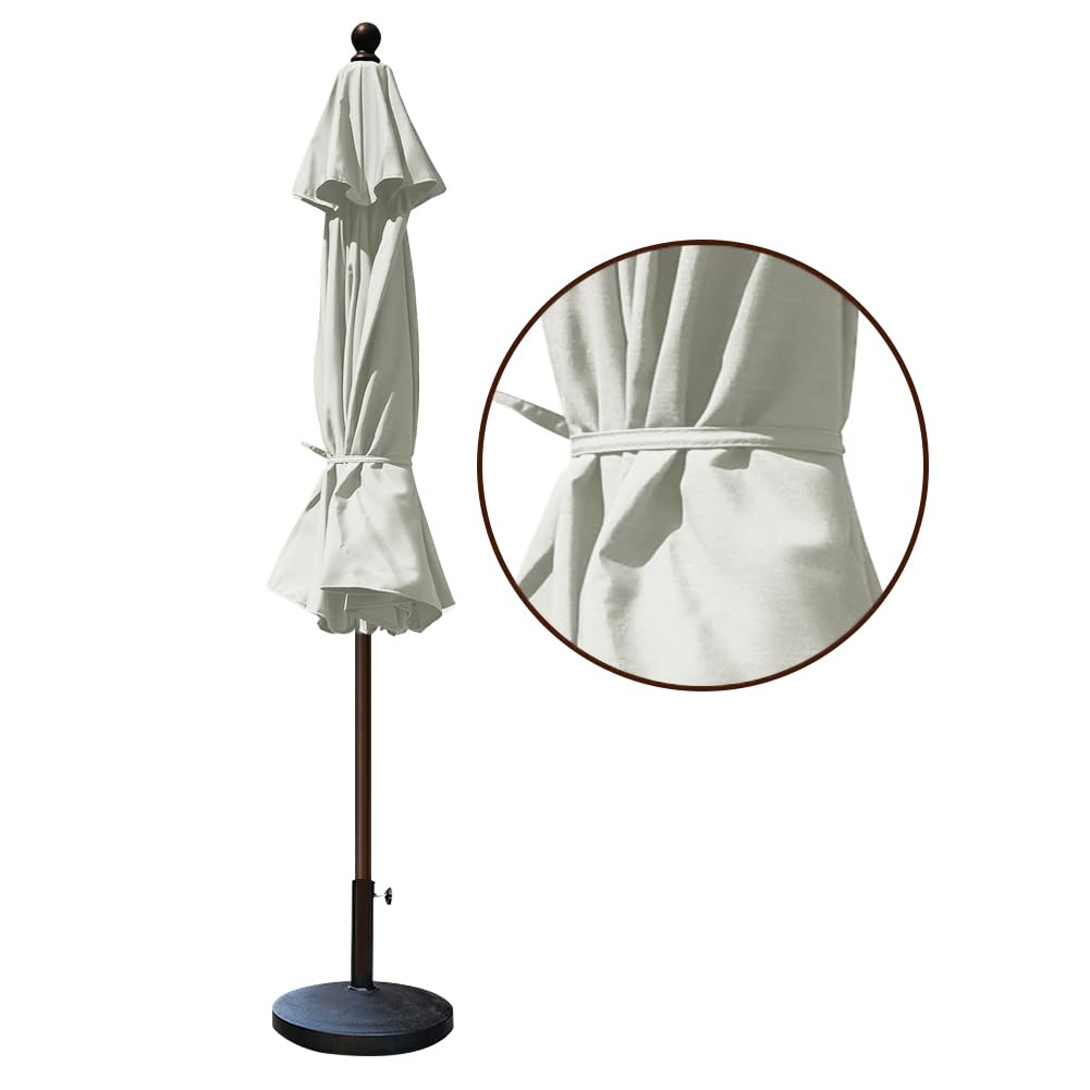 EliteShade fabric and UPF label close-up highlighting sun protection rating