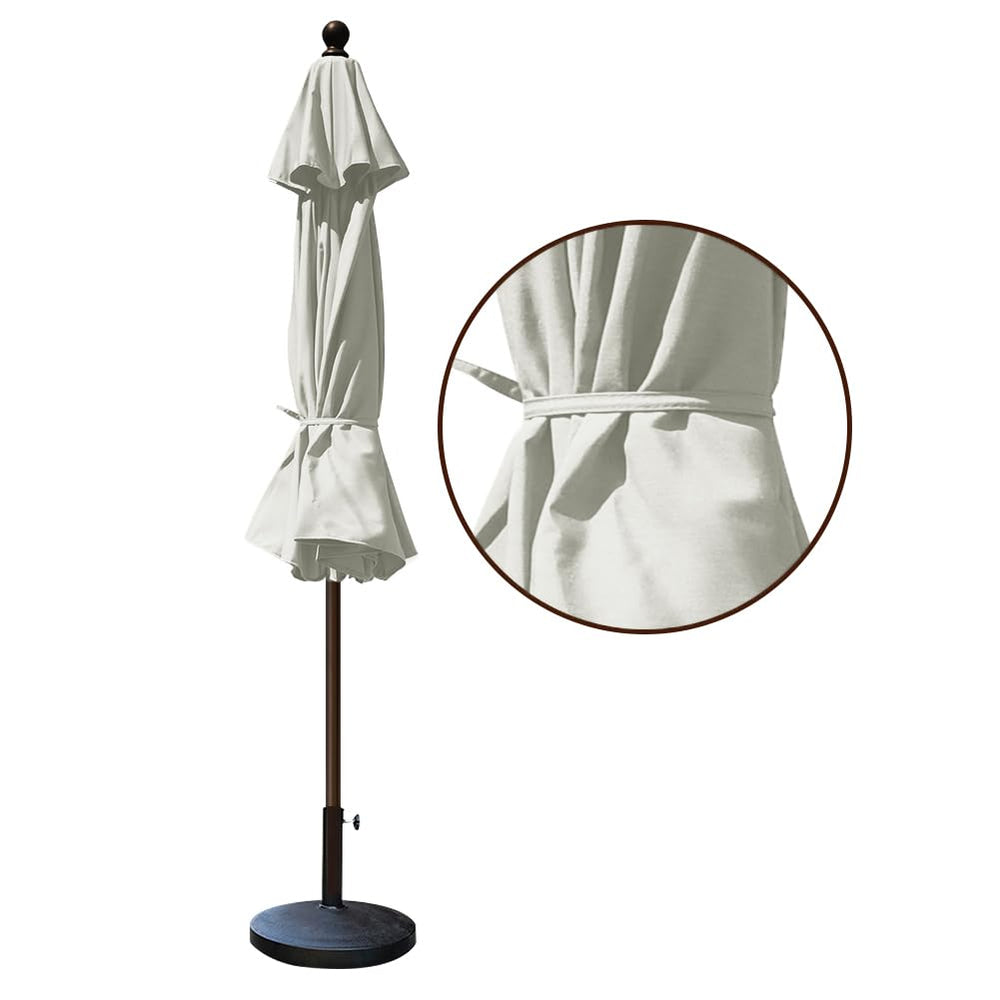 EliteShade fabric and UPF label close-up highlighting sun protection rating