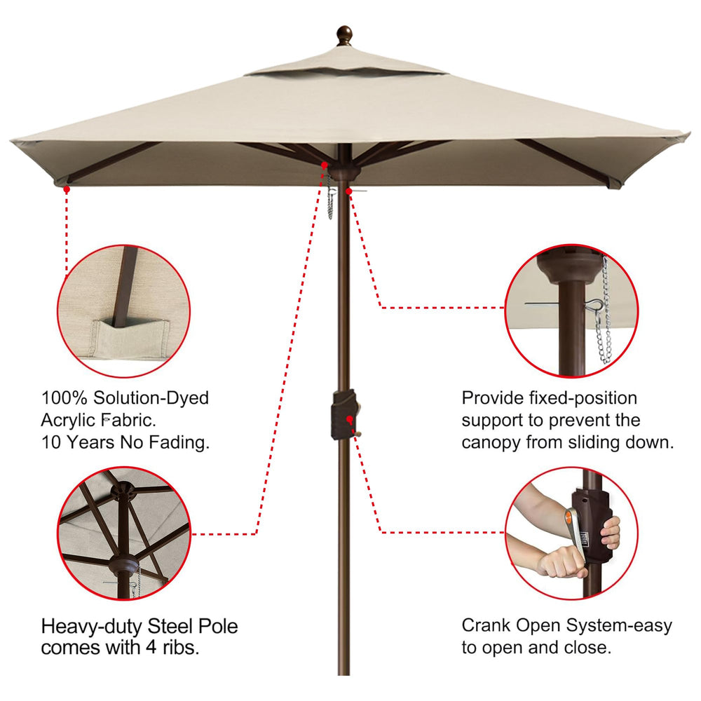 EliteShade vented top shown in breeze illustrating windproof design that reduces canopy lift and increases stability