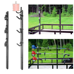 ELITEWILL front view of mounted rack showing tidy trimmer organization and stability