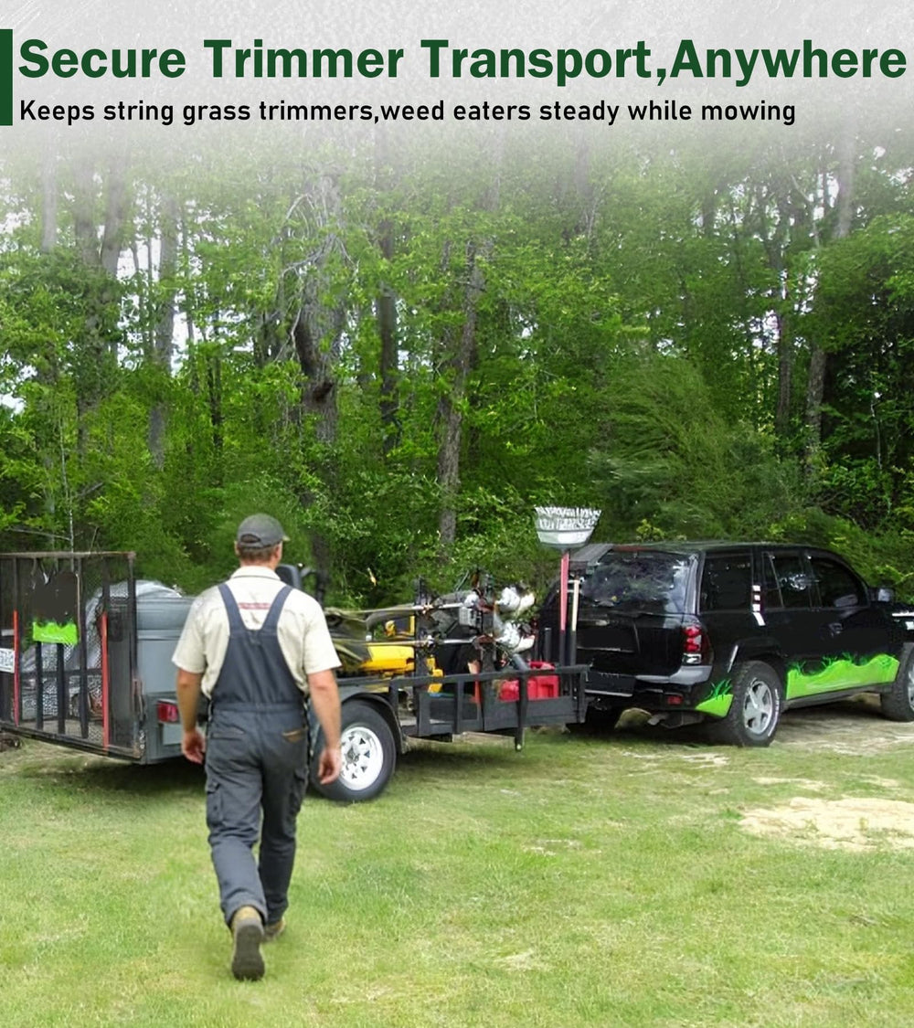 ELITEWILL lifestyle shot on trailer at jobsite showing professional setup benefit