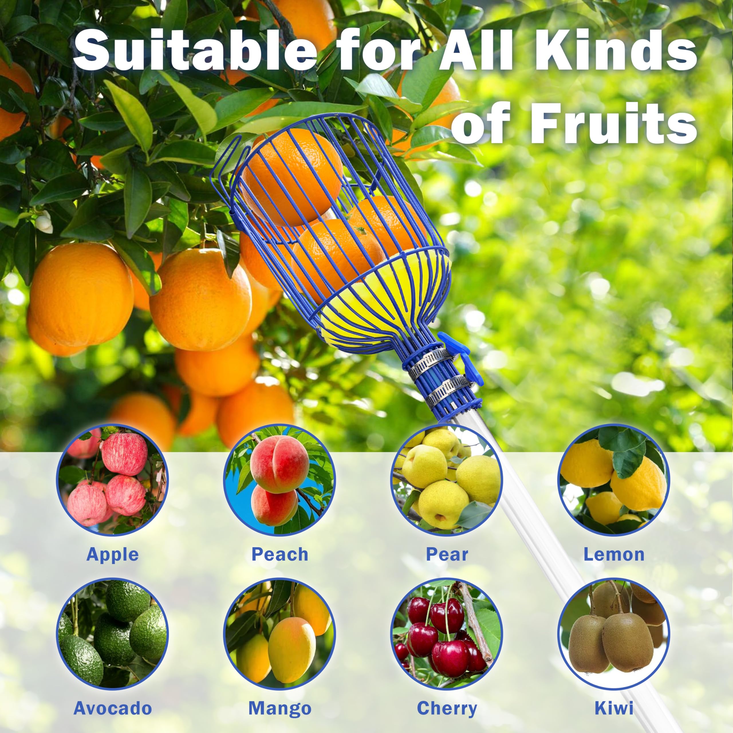 ELNDUXG rounded claw detail cradles fruit gently for cleaner harvests