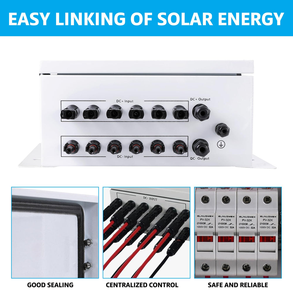 ELNUIMEX ground lug and wiring layout inside box, streamlines safe grounding