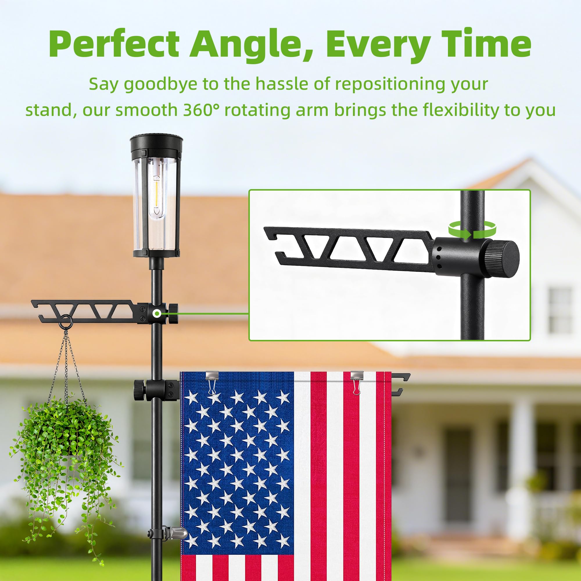ELOVIA dual-bar with two hangings showing versatile display options
