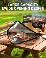 Elviros Travel wide mouth open showing easy loading and less heat loss
