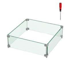 Emardom front view assembled glass guard shows modern protection