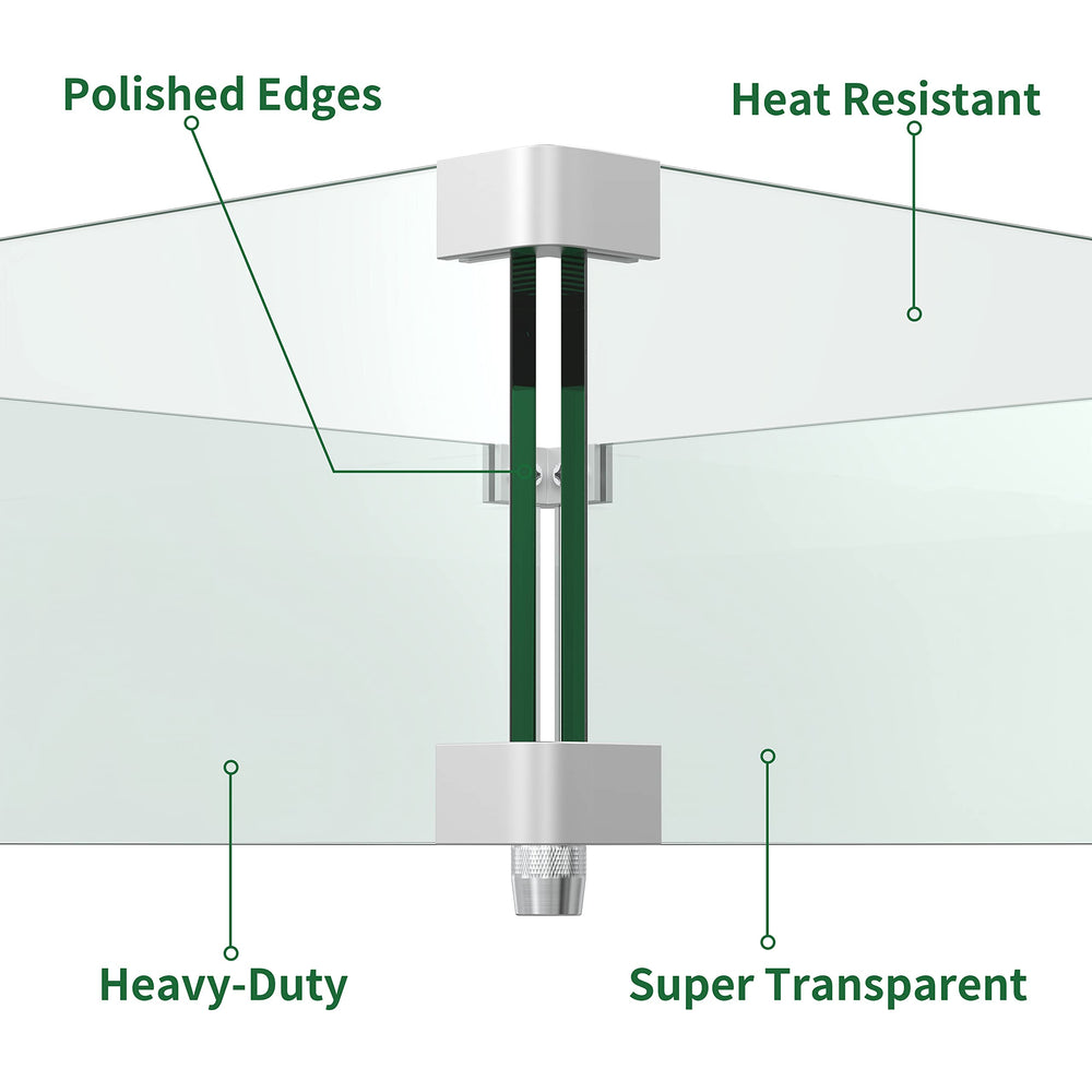 Emardom stainless steel feet and screws displayed for stable installation and durability