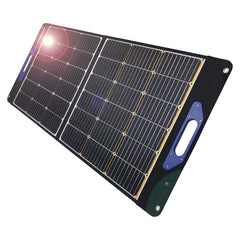 EMFX foldable front panel showing compact folded form and easy transport benefit