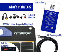 EMFX USB-A USB-C ports and power station adapters showing charging flexibility benefit