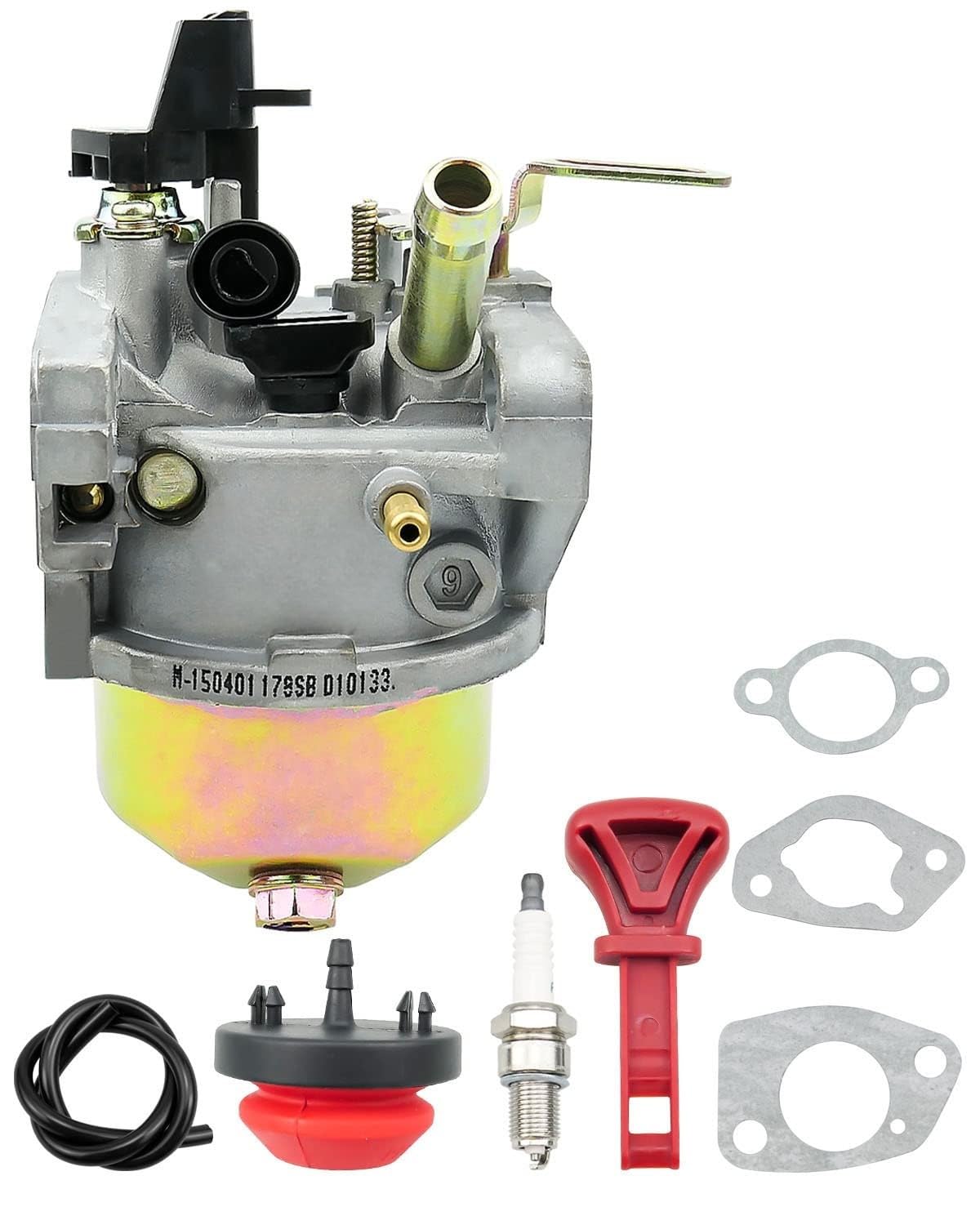 EMIHO carburetor front view showing ports and mounting for easier installation