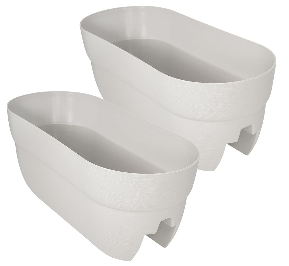 Emsco Group Bloomers front view showing terracotta planter and benefits