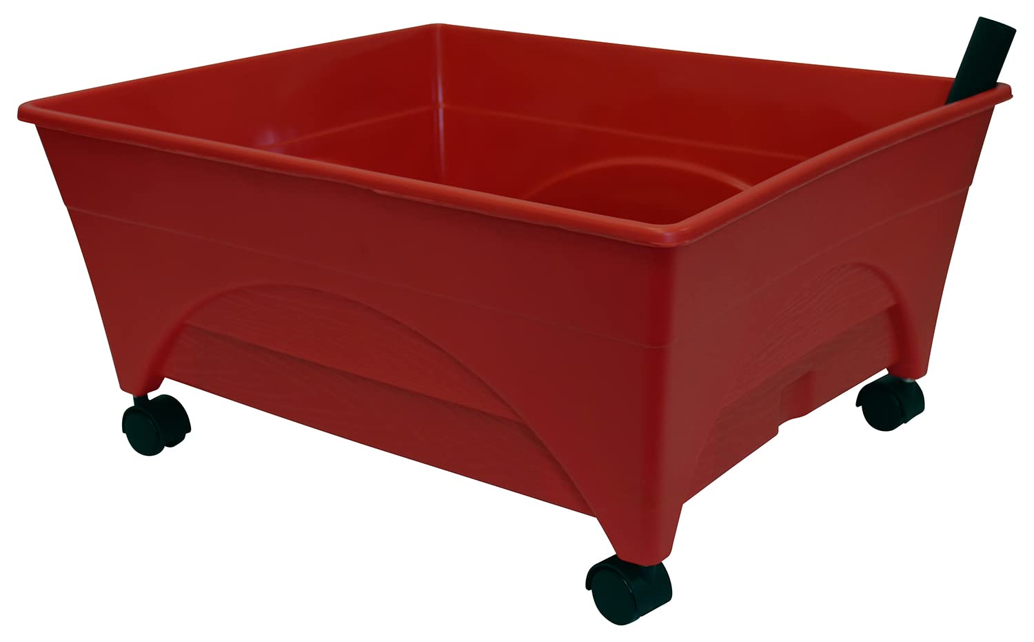 Emsco Group front view of grow box showing compact design and durable resin