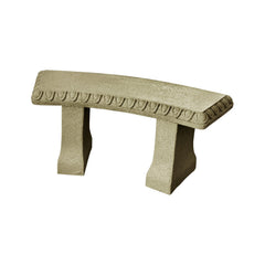 Emsco Group front view bench showing natural sandstone look and curb appeal