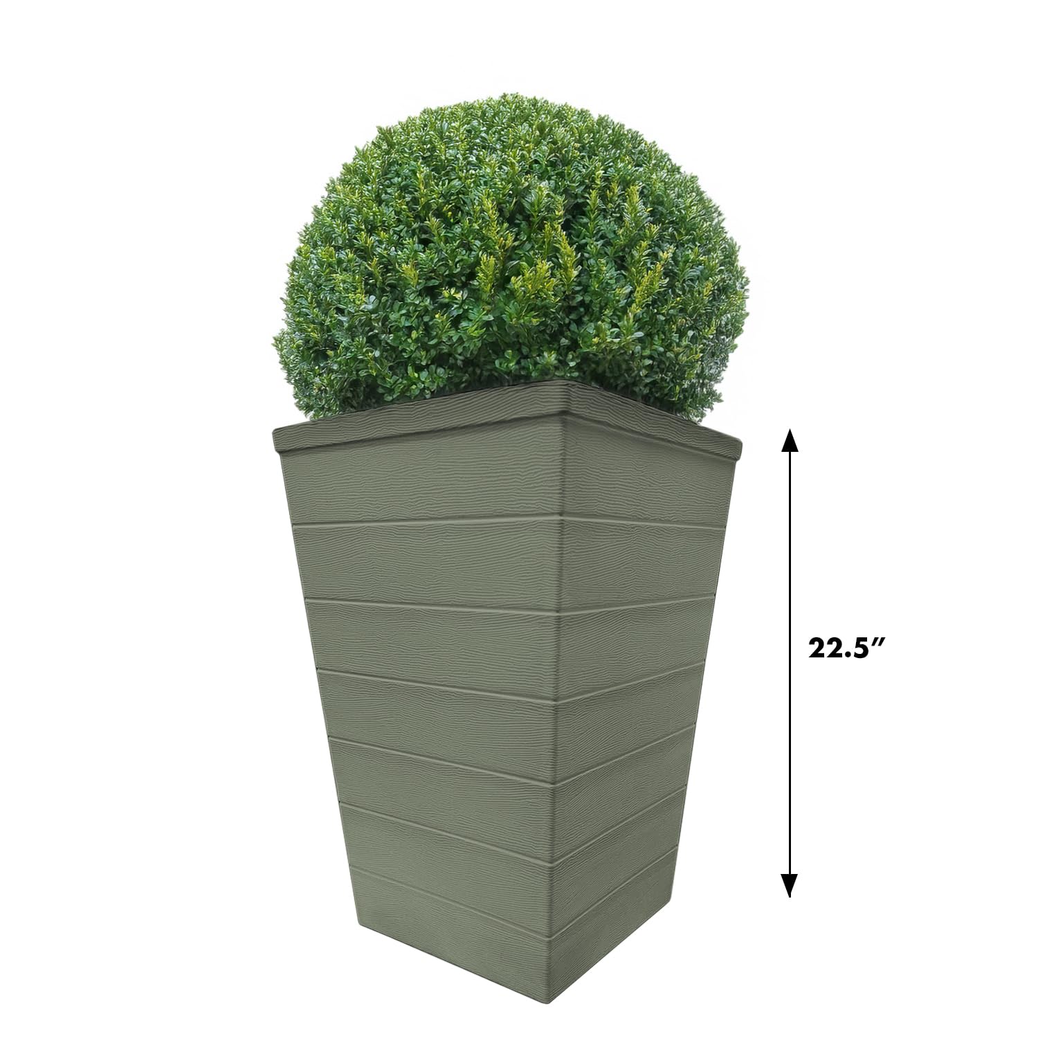 Emsco Group planter paired on porch demonstrating scale and style