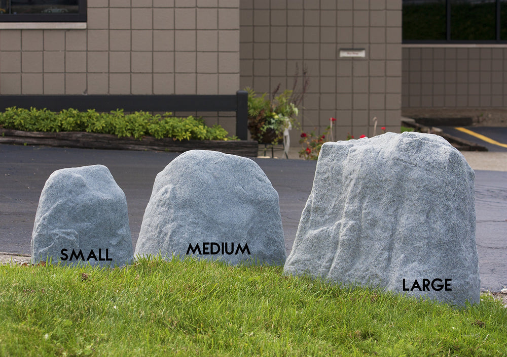 Emsco Group three rocks side-by-side showing scale variety for versatile coverage
