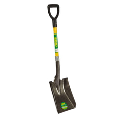 Emsco Group shovel front view showing blade and D-grip for efficient scooping