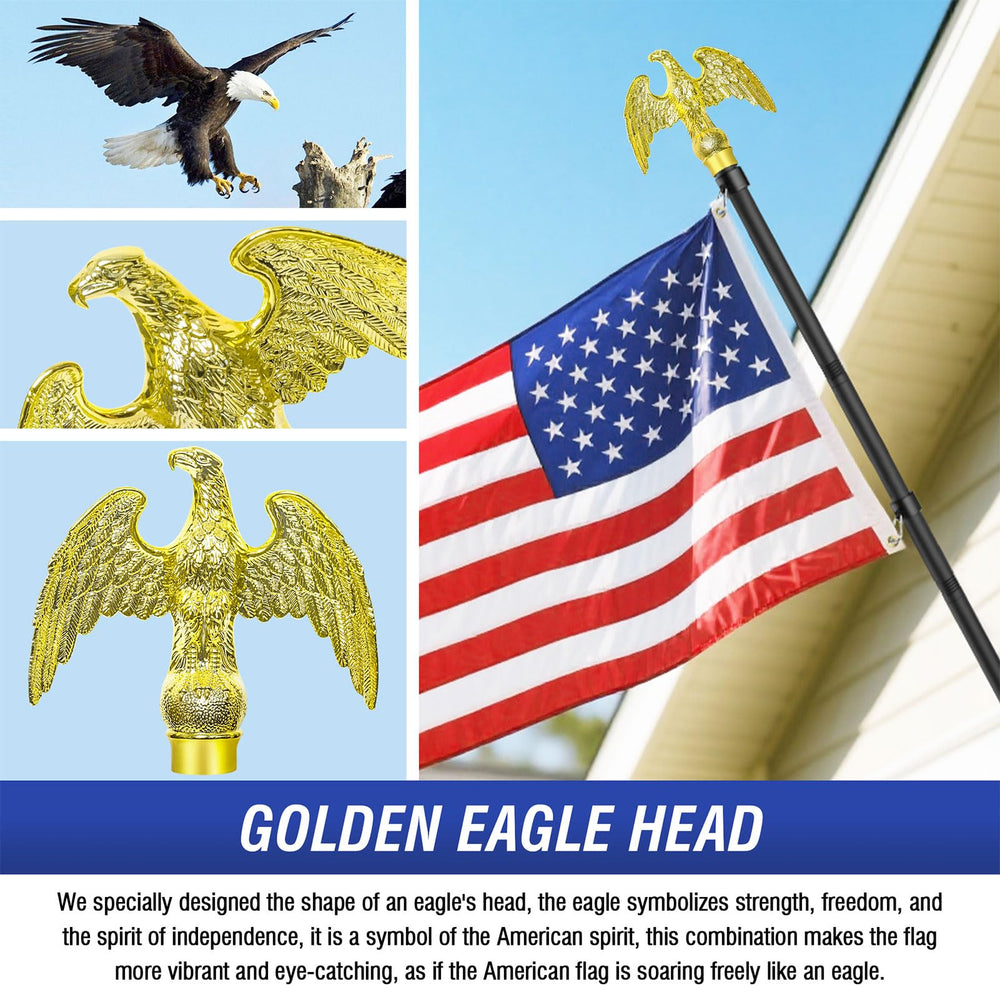 Enayplon eagle-shaped head close-up adding patriotic detail and visual impact