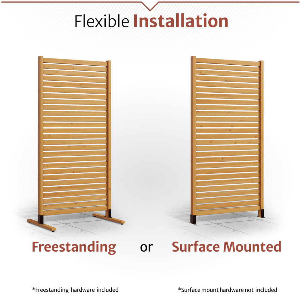 Enclo cedar close-up grain highlights natural wood texture and durable finish benefit