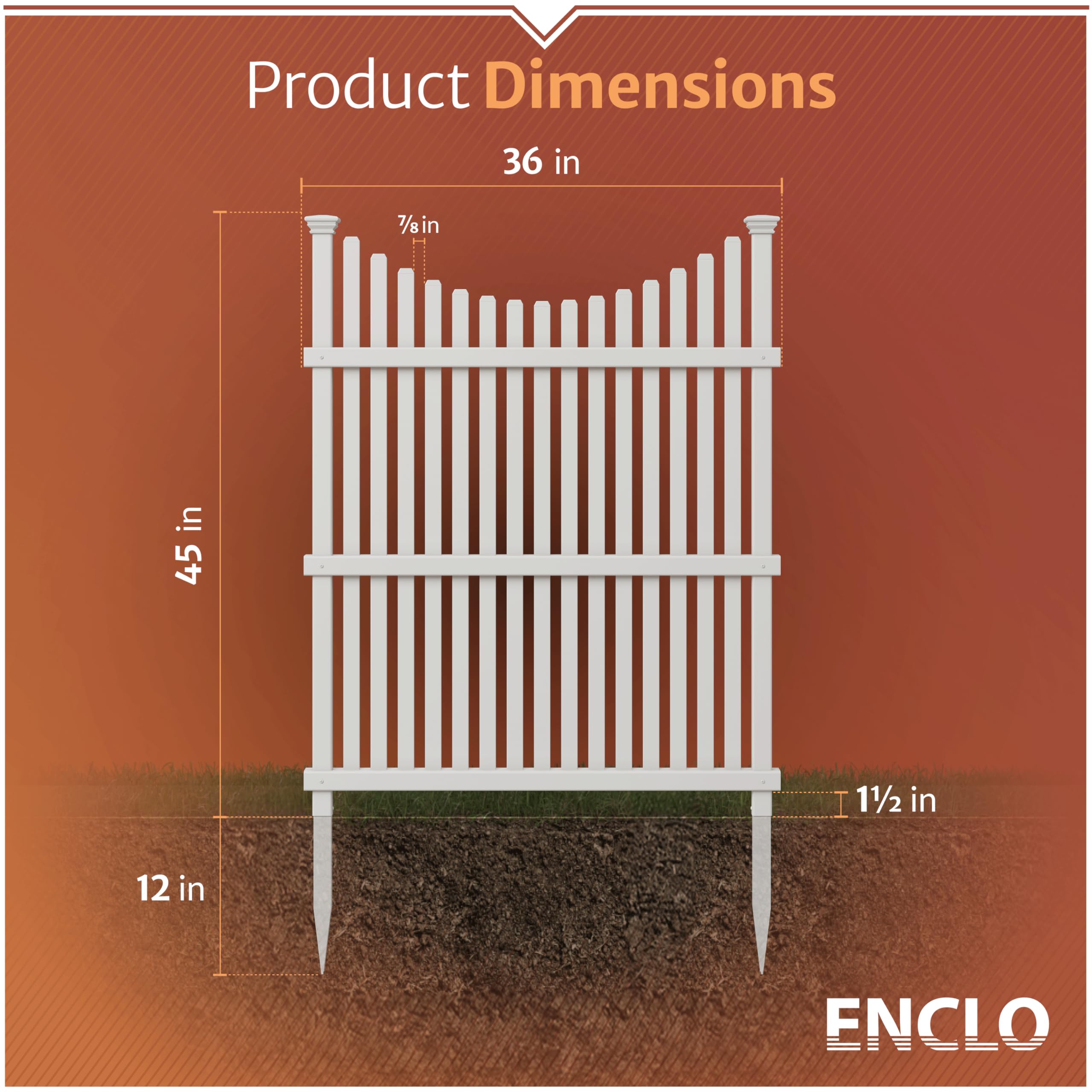 Enclo Privacy Screens corner installation in garden showing quick no-dig privacy benefit