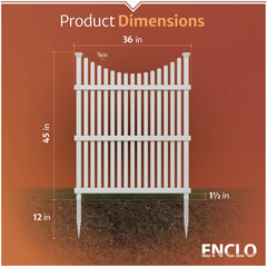 Enclo Privacy Screens corner installation in garden showing quick no-dig privacy benefit