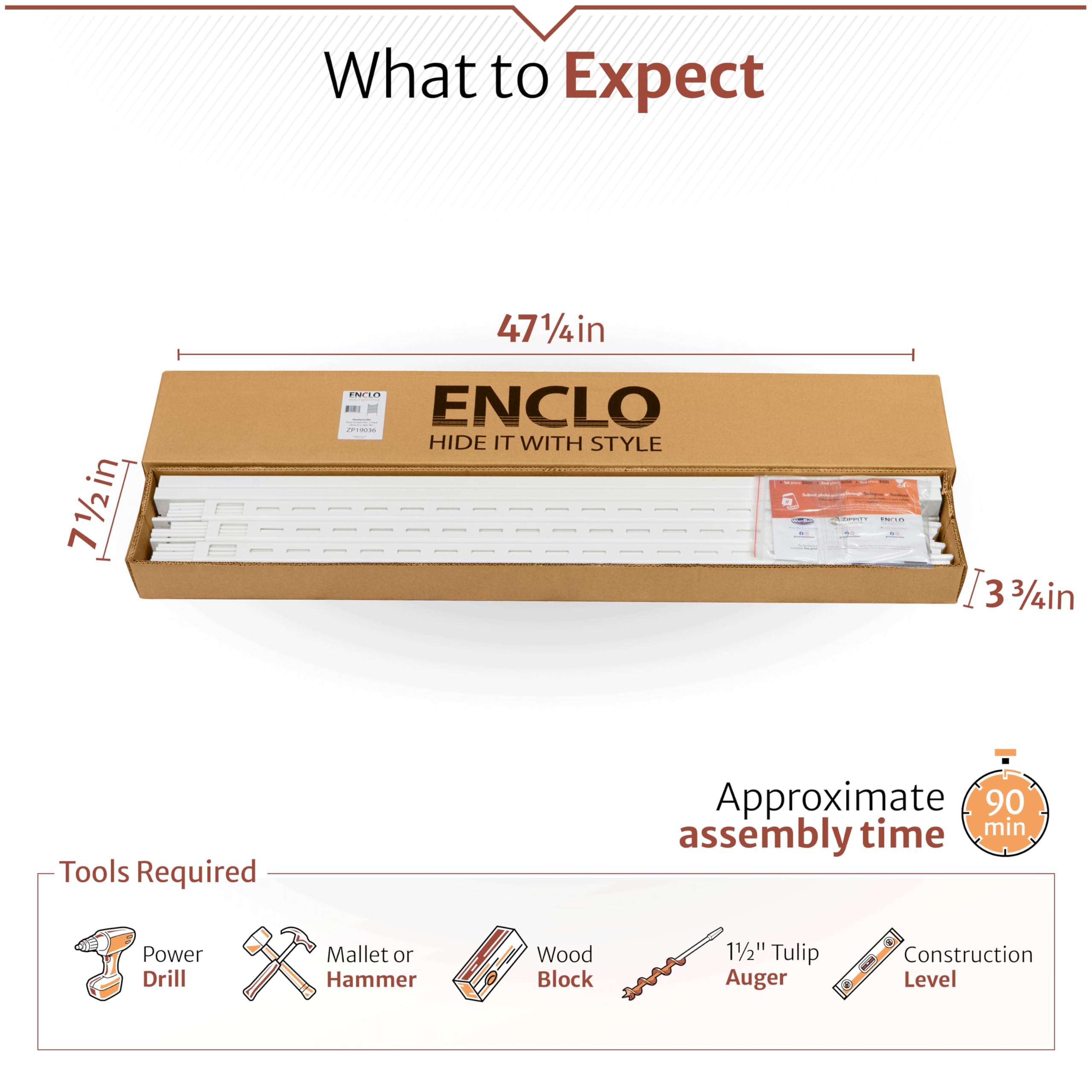 Enclo Privacy Screens panel next to person to show size and practical scale benefit