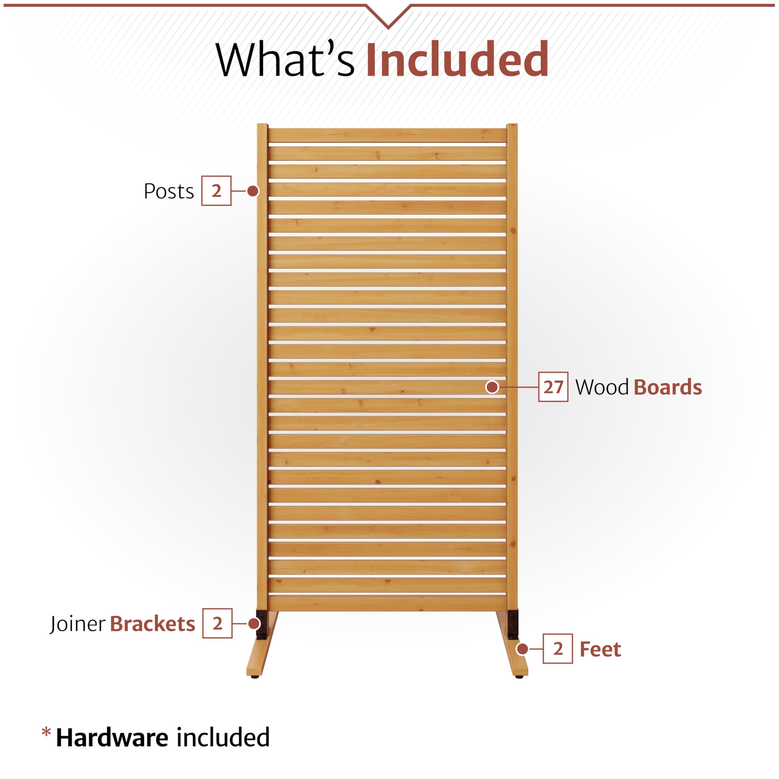Enclo privacy screen on patio demonstrates concealment and enhances outdoor comfort