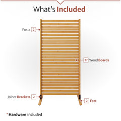 Enclo privacy screen on patio demonstrates concealment and enhances outdoor comfort