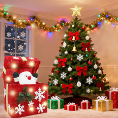 ENCMY pop-up Santa mid-rise inside box demonstrating motion and delight