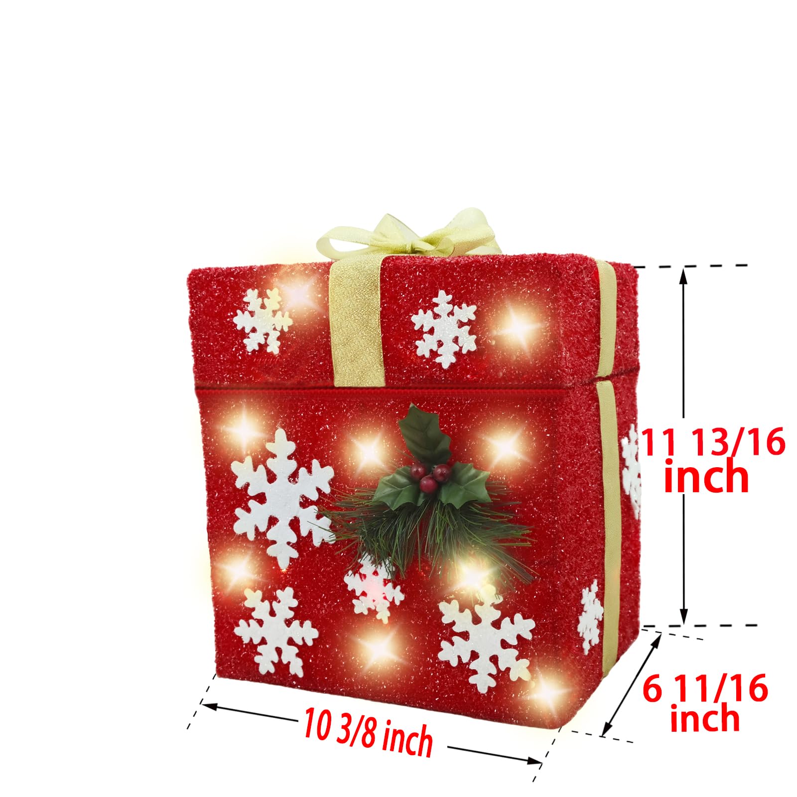 ENCMY gift box under tree in living room showing cozy holiday ambiance