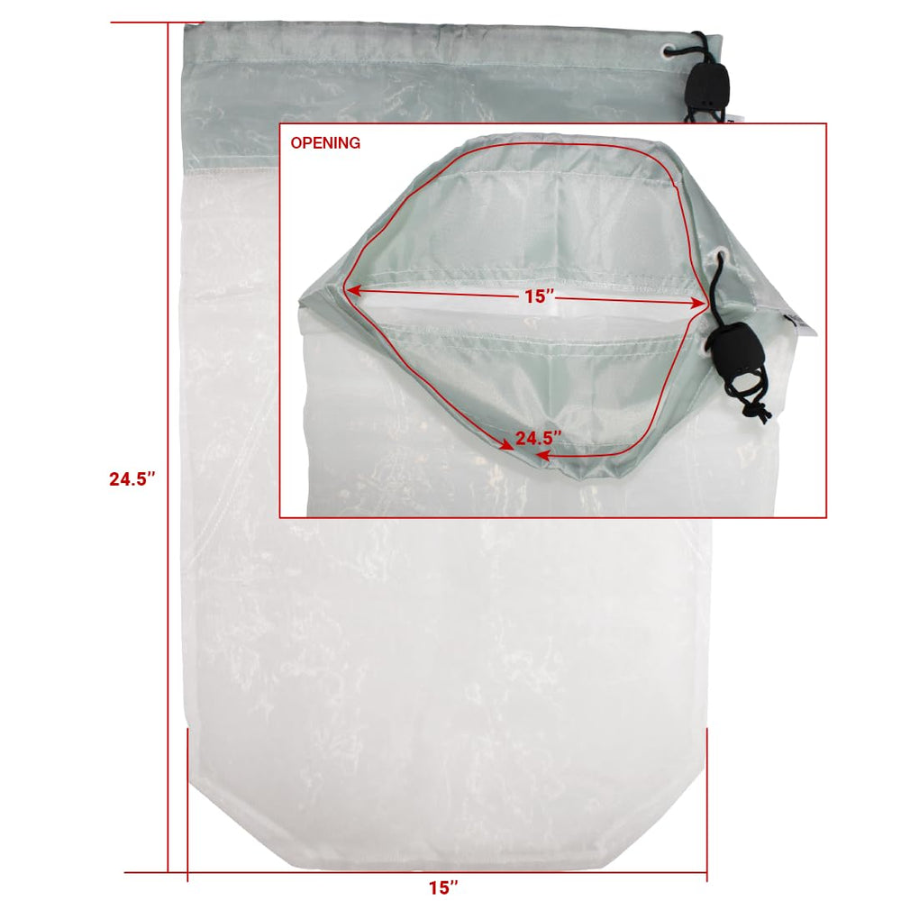 Endless Patio drawstring detail displaying secure attachment and easy removal benefit
