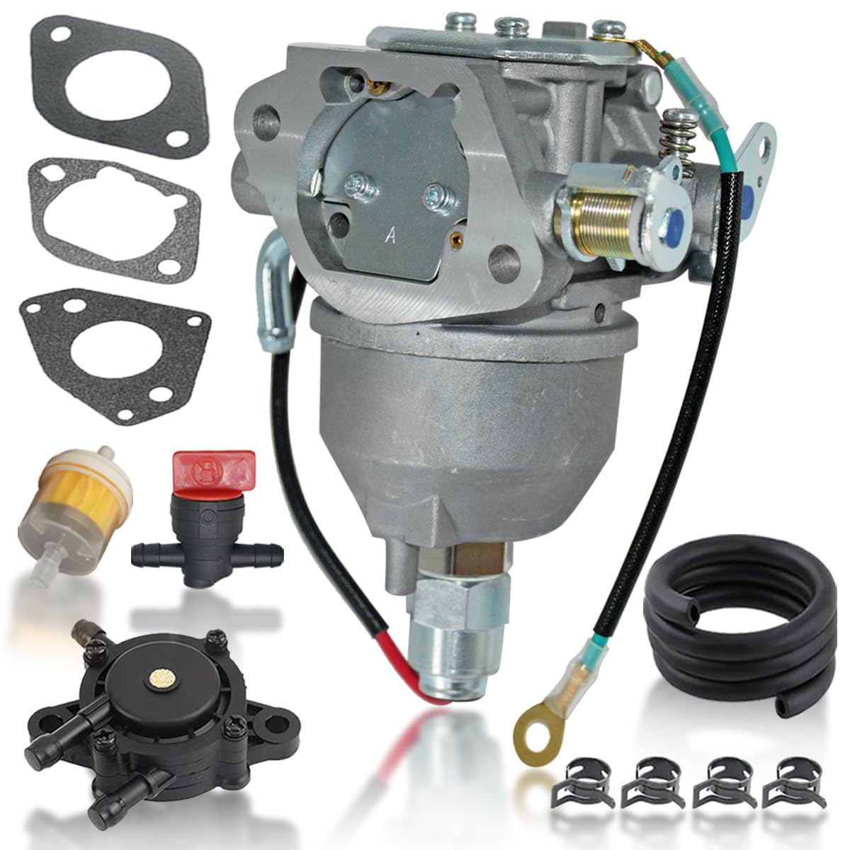 ENGICARB carburetor front view showing ports and mounting, ensures correct fit