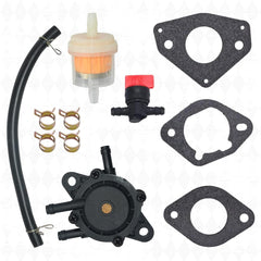 ENGICARB gaskets clamps and hardware laid out for complete installation convenience