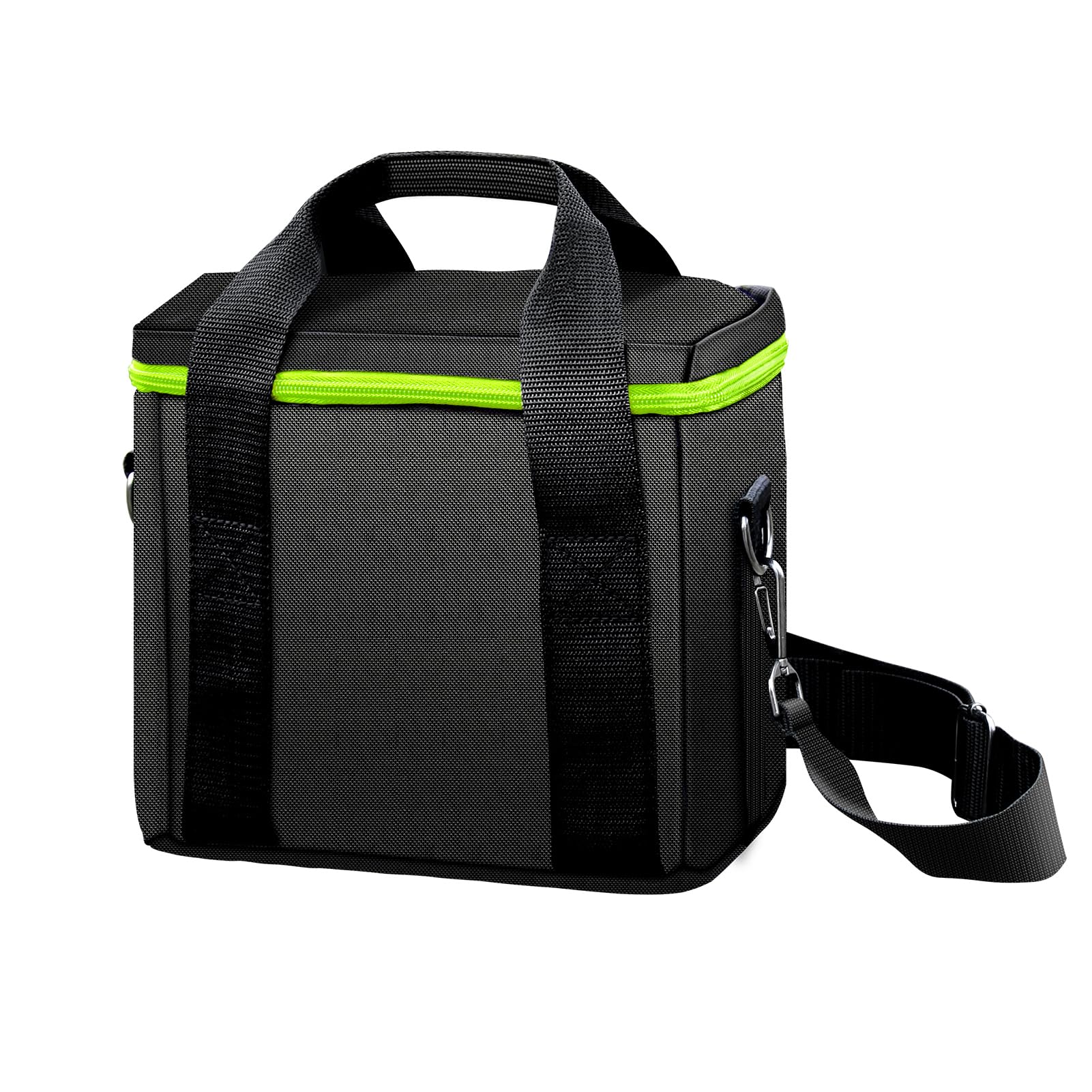 EnginStar front view of carrying case showing protective shell and secure zipper benefit