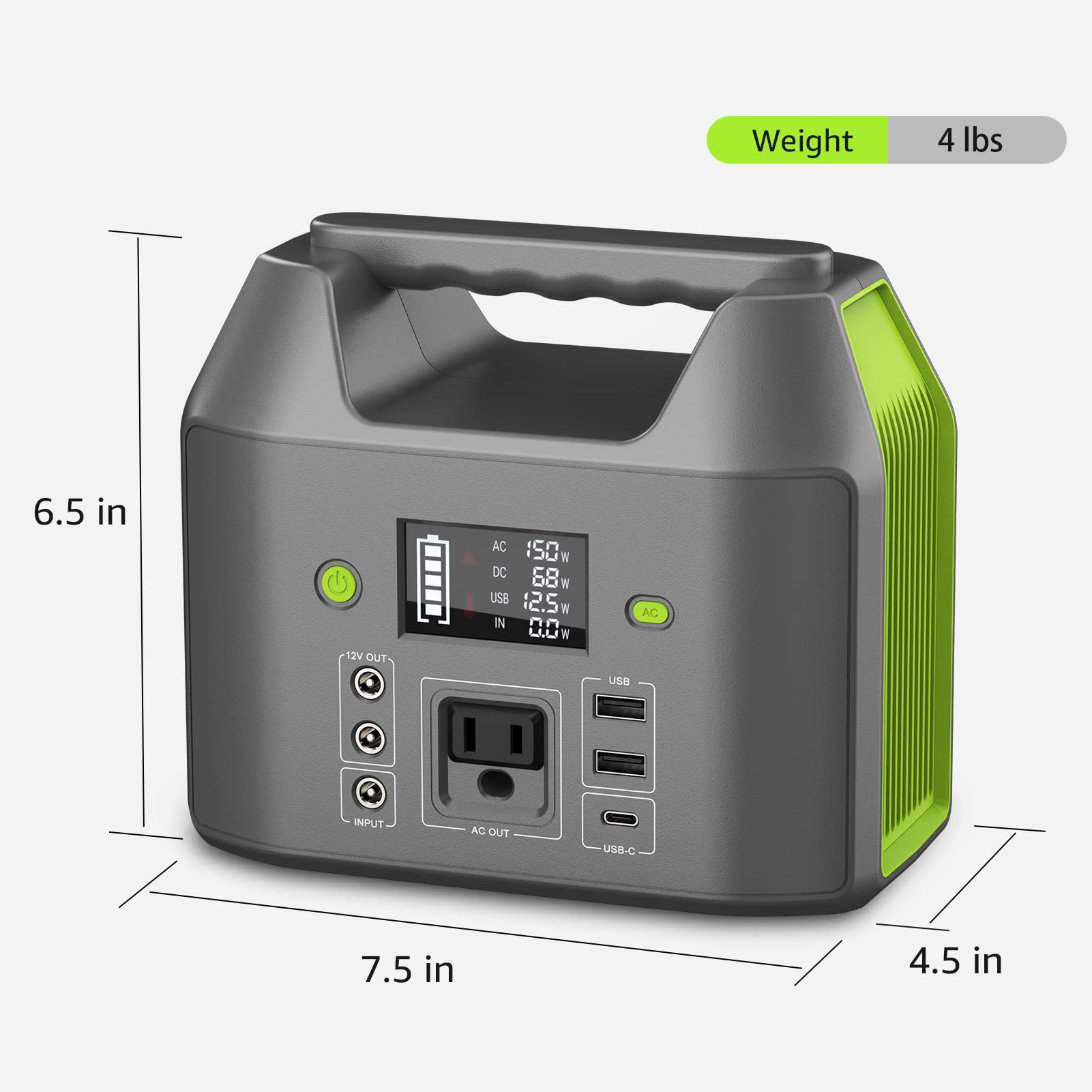 EnginStar charging a laptop via AC outlet, brand keeps devices working outdoors benefit