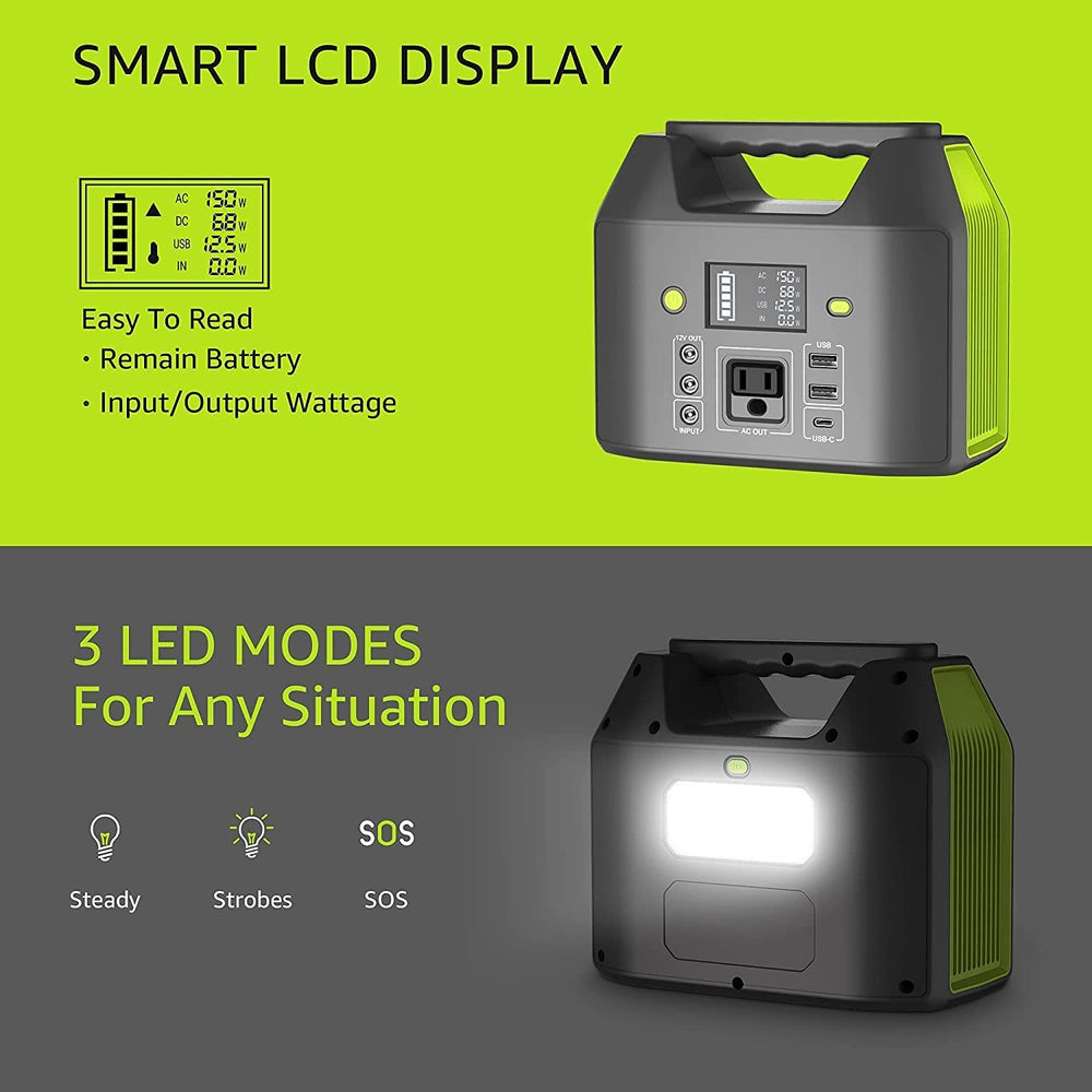 EnginStar connected to a solar panel in field, brand enables off-grid recharging benefit