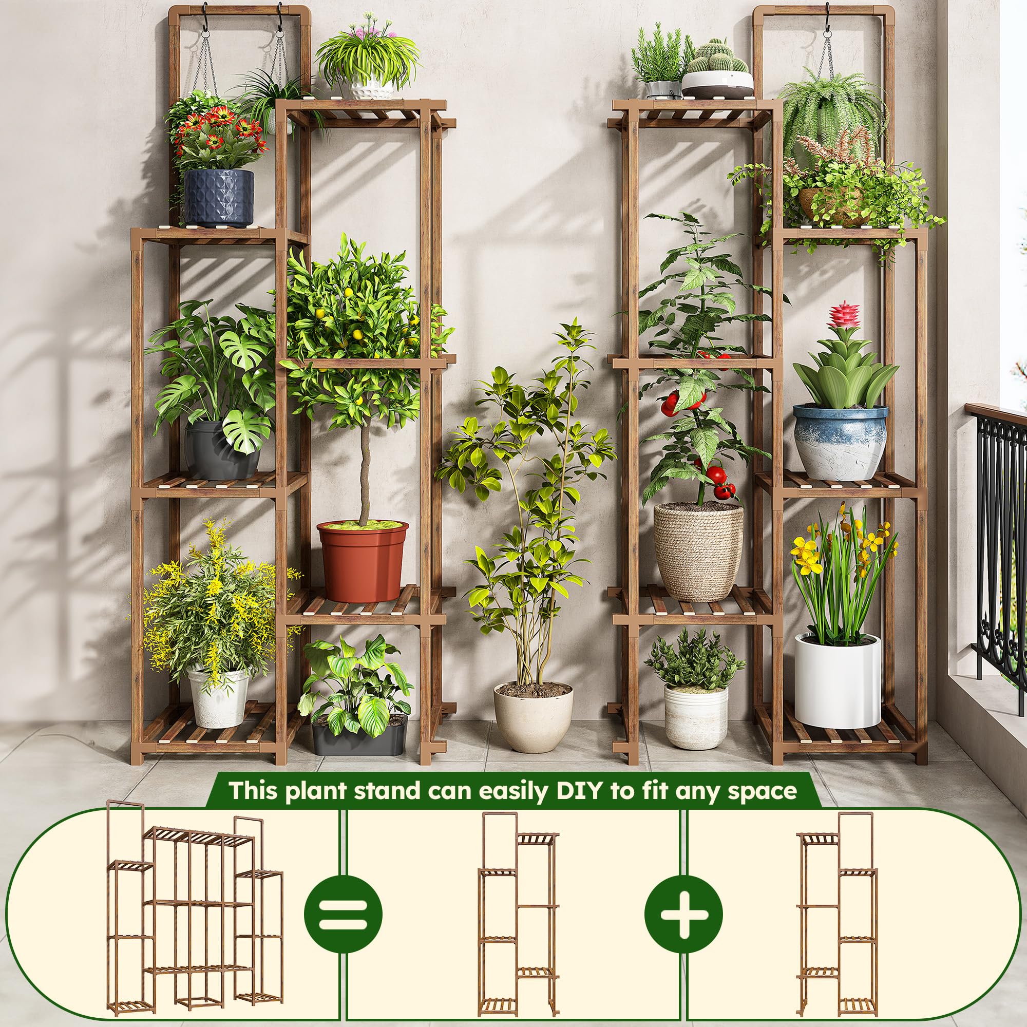 EnHomee assembly parts and instructions for easy tool-free setup