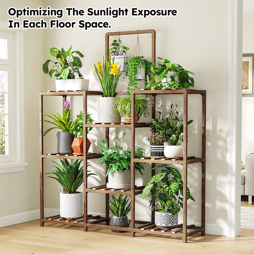 EnHomee scale view with a standard pot demonstrating capacity and shelf spacing