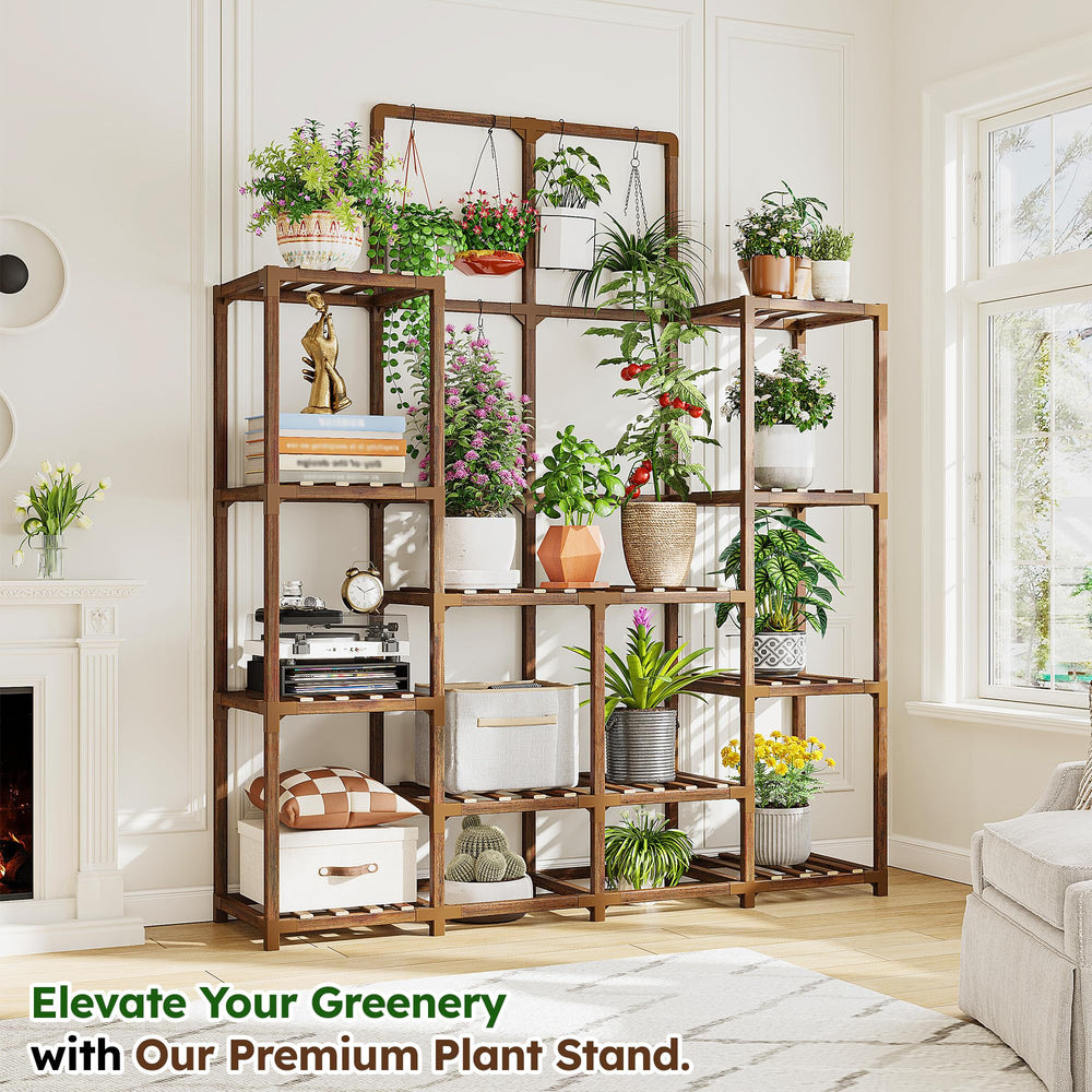 EnHomee side profile demonstrating 62.2-inch height and vertical storage
