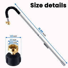 Enhon handle close-up showing ergonomic grip and easy control for fatigue reduction
