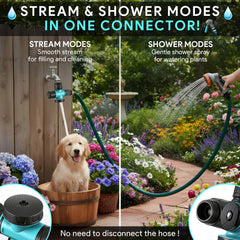 Enhon three pack layout showing three extenders ready for multiple outdoor faucets