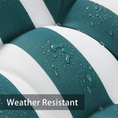 Enipate back band and fabric ties detail securing cushion to chair