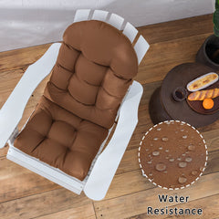 Enipate rear band and ties detail that secure cushion to chair