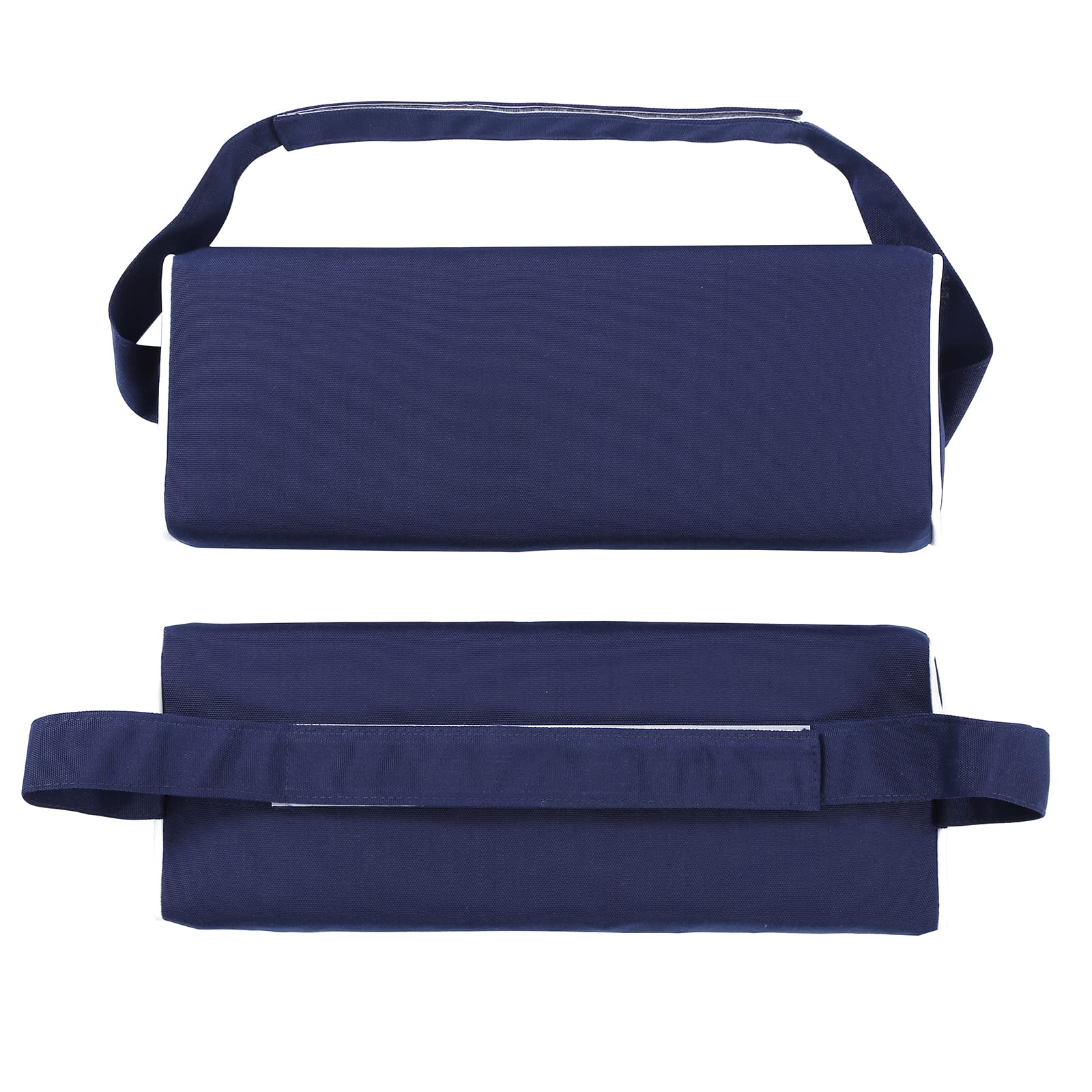 Enipate front view of two chaise head pillows showing neat piping and fit benefit