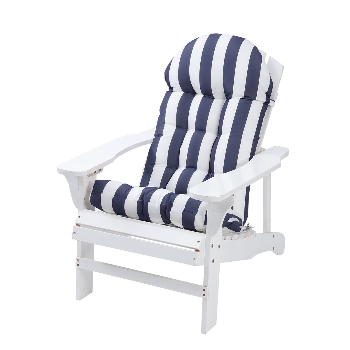 Enipate front view of tufted high-back cushion showing plush comfort