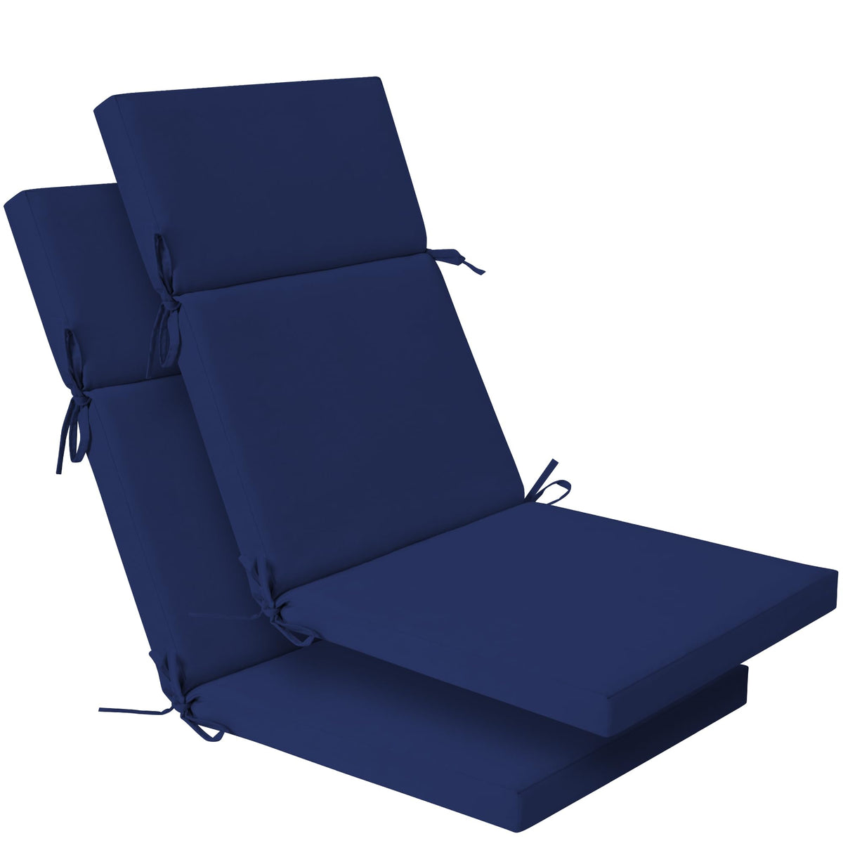 Enipate front view of pair of high-back cushions showing fit and comfort