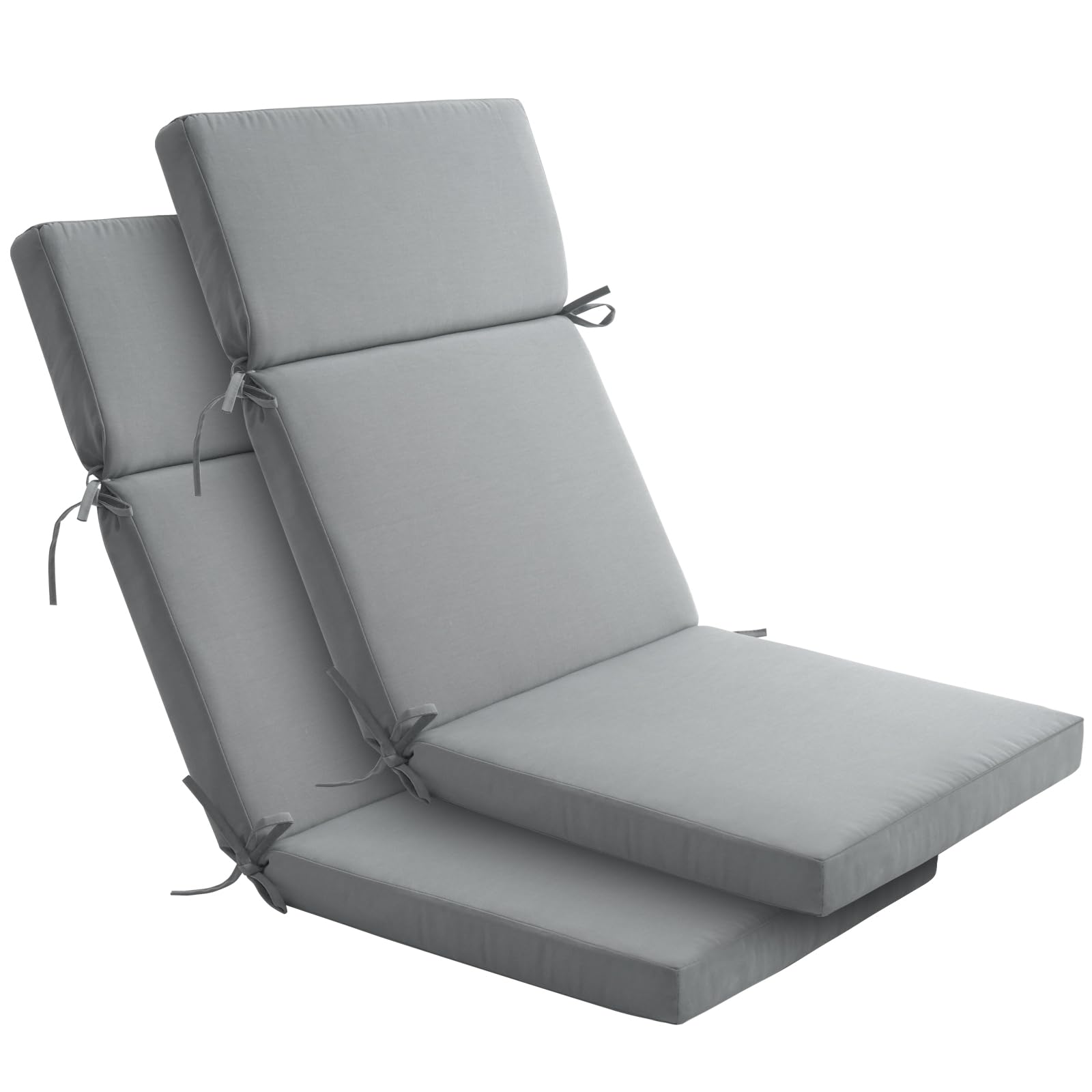Enipate front view of two cushions showing durable cover and matching set benefit