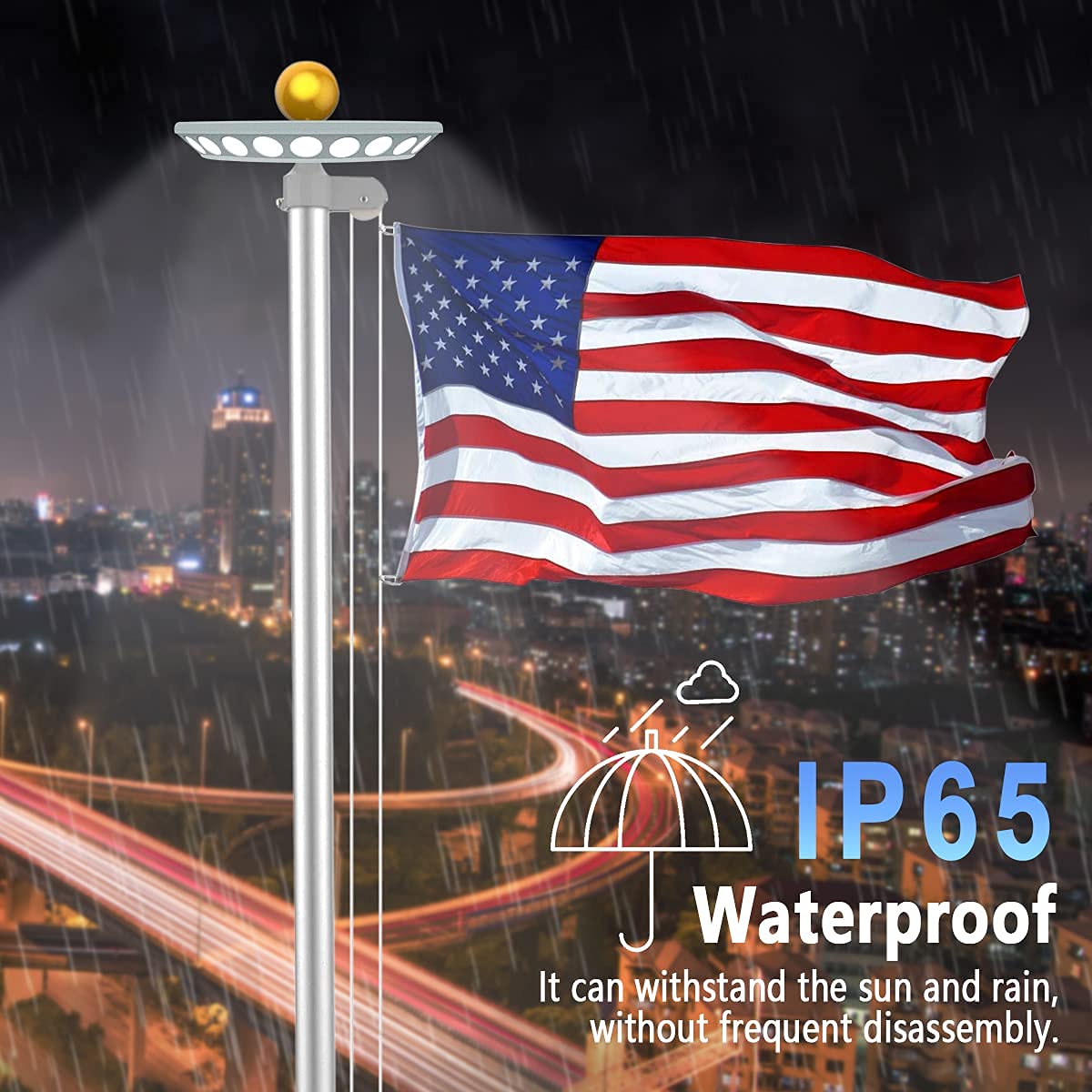enrybia waterproof seal and ABS body close-up highlighting weather resistance