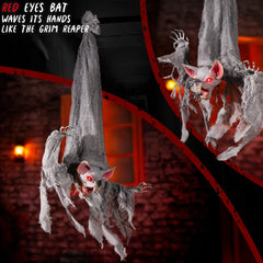 Entehaus bat reaper moving hands detail demonstrating eerie motion