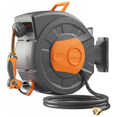 Entgard front view of reel showing compact storage and clean appearance